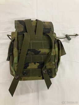 MFH pouzdro MOLLE pro láhev 1l/Utility ZELENÝ POTISK (Tactic - 3
