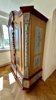 Starožitná ručně malovaná skřín ✔️ - 3
