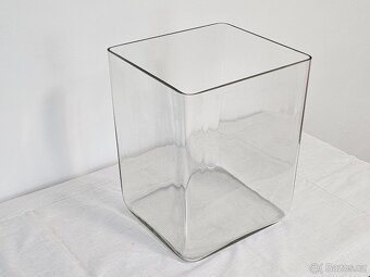 Obdélníková skleněná vana 29 x 23 x 21 cm - 3