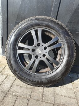 Alu kola 5x112 r15 6,5j et45 nové pneu 195/65/15 - 3