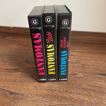 Trilogie Fantomas VHS originál - 3