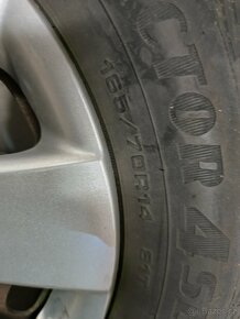Plechové disky 5x100 R14 Volkswagen Polo - 3