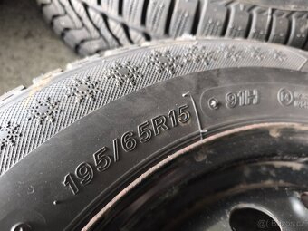 zimní kola 5x114,3 r15 na Mazda Kia, Hyundai pneu 195/65 r15 - 3