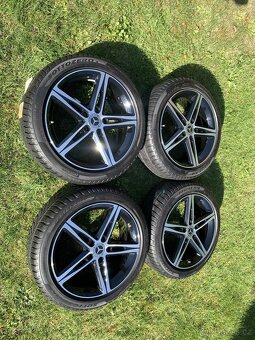 Original Alu kola Mercedes A, B, C, CLA; 225/45/18 zimní - 3