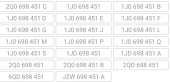 Zadní brzdové destičky original Škoda, VW, Seat - 3