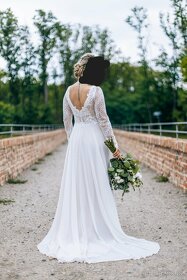 Svatební šaty Famosa champagne - 3