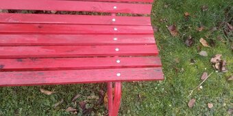 Zahradní lavička , kovová konstrukce - 3