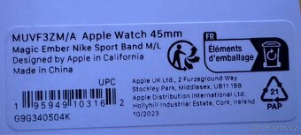 Apple Watch řemínek Nike 45mm oranžový M/L - 3