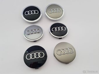 Stredové krytky - pukličky kolies AUDI. - 3
