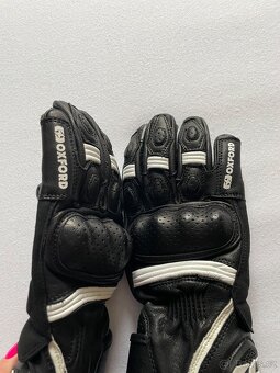 Kožené rukavice na motorku Oxford vel. L - 3