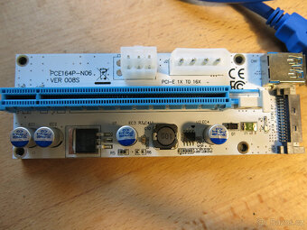 Mining miner redukce riser PCI Express USB3.0 PCE164P-N06 - 3