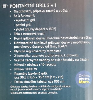 KONTAKTNÍ GRIL 3v1 SILVERCREST®
- 3