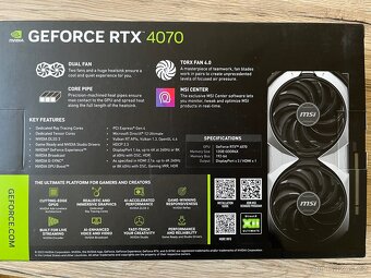 MSI Geforce RTX 4070 - 3