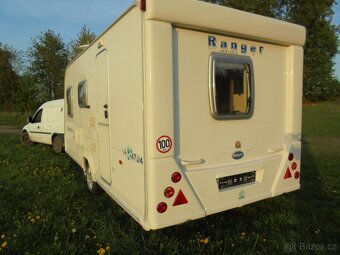 Obytný přívěs Ranger Bailey 470/4,rok 2008, nová STK - 3