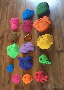 Nové dětské lezecké chyty THEREX Animal set - 15 kusů - 3