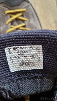 Panske trekove boty scarpa vel.45 - 3