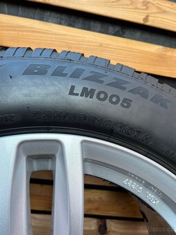 Alu kvalitní kola Platinum, Bridgestone 235/60 R18 5x108❄️ - 3