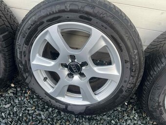 ORIGINÁL ALU KOLA AUDI 5x112 R16 ET45 + ZIMNÍ PNEU - 3