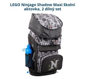 Lego Ninjago Shadow Maxi školní aktovka 2dílný set - 3