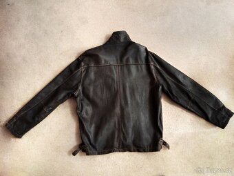 KOŽENÁ BUNDA PÁNSKÁ KOCMAN, VEL.54, PRAVÁ KŮŽE, VYČIŠTĚNÁ - 3