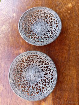 Ozdobné cínové talíře - 3