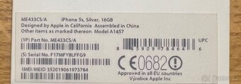Apple iPhone 5s 16GB silver NOVÝ - 3