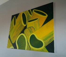 Obraz na plátně akryl – těstoviny - 3