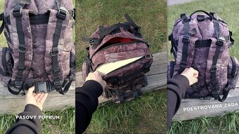Velký taktický molle batoh 55 L - POUŽITÝ - 3