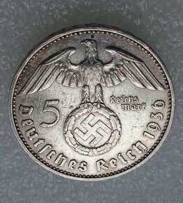 5 Reichsmark 1936 J (Říšská 5 marka) - 3