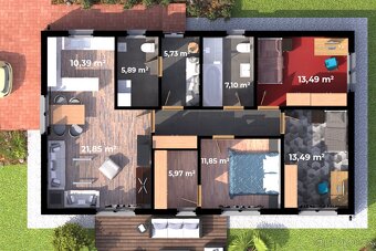Rodinný dům 4+kk, 104 m2, Ždírec - Myť - 3
