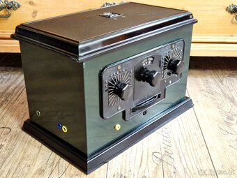 Starožitné rádio Telefunken 32A, (T32A), 1930-1932, Německo - 3