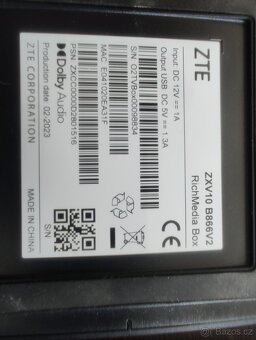 O2 set-top box ZTE ZXV10 - 3