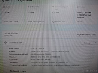 PC Dell OptiPlex 3090 Micro i3-10105T / 8GB RAM / 256GB SSD - 3