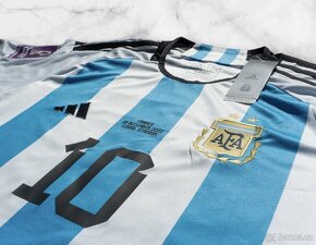 Fotbalový dres Argentina 2022 Lionel Messi vel. L - 3