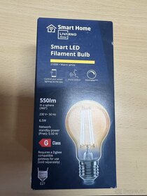 LIVARNO home Zigbee 3.0 Smart Home Filamentová LED žárovka - 3