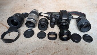 PENTAX k3 + 6 objektivů - 3