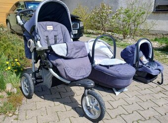 Kočárek Peg Pérego GT3, trojkombinace, Jeans varianta - 3