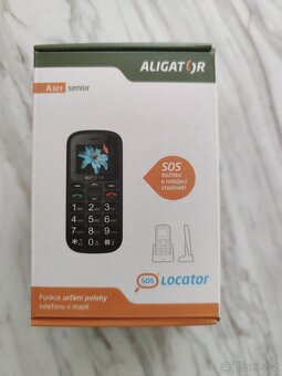 Prodám nepoužívaný mobil Aligator A321 + předpl. SIM karta - 3