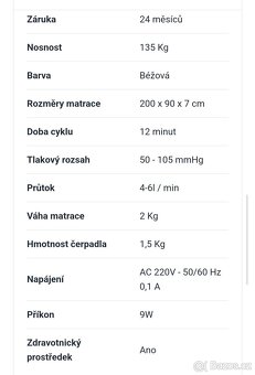 Aktivní antidekubitní matrace - 3