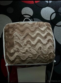 Oboustranná prošívaná deka s beránkem Nová - 3