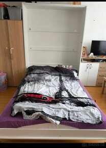 Sklápěcí postel 140x200 cm - 3