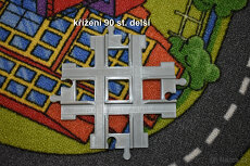 Duplo vlak, kolej - křížení kolejí - 3