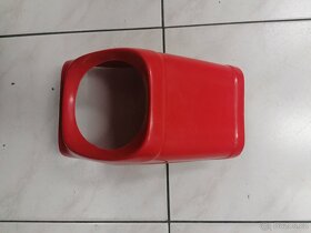Maska na babetu a korádo bílá a černá - 3
