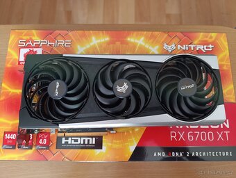 Sapphire nitro 6700 xt Top edice - 3