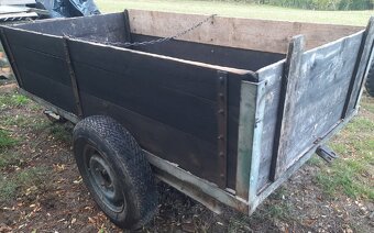Prodám káru za malotraktor SLEVA na 5000kč - 3