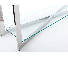 KONZOLOVÝ + KONFERENČNÍ STOLEK SKLENĚNÝ - 3