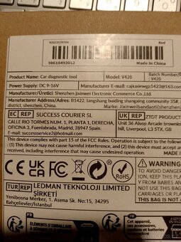 autodiagnostika /nová/ 2025 OBD scener - 3