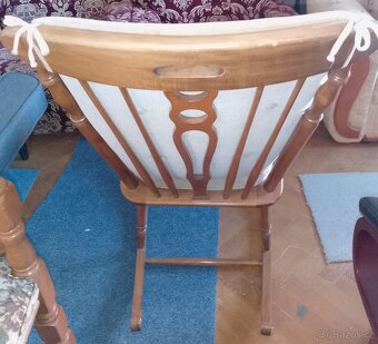 Celo dubové houpací křeslo - 3