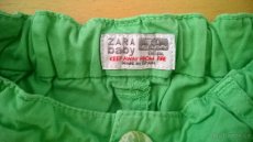 Zelené capri kraťasy Zara Baby vel. 86-92 - 3