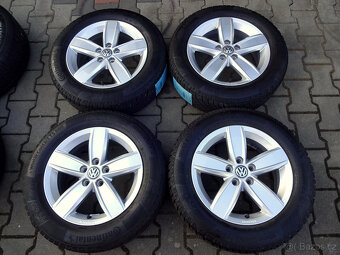 ZIMNÍ ORIGINÁL VW 15" 5x100 pneu 185/65R15 Continental - 3